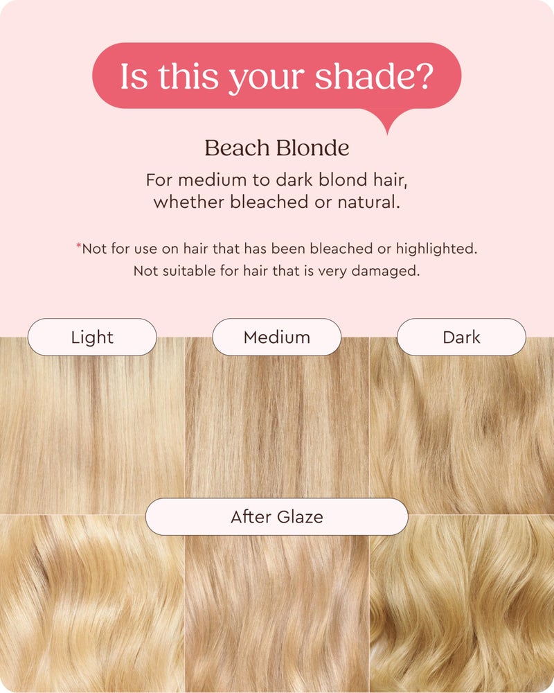 Glaze Supergloss Color Conditioning Gloss With Dispensing Pump â€“ Hydrating Semi-Permanent Color Hair Gloss & Shine Boost â€“ For Medium to Dark Blonde Hair â€“ 6.4 Fl Oz - Warm Blonde - Image 5