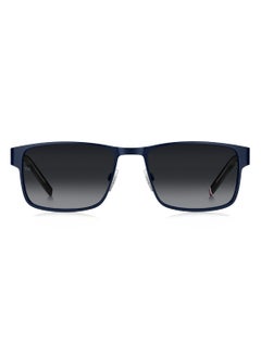 TOMMY HILFIGER Men's Uv Protection Rectangular Shape Acetate Sunglasses Th 1974/S Grey 41 - Lens Size: 40.6 Mm - Mtt Blue M  - Image 3
