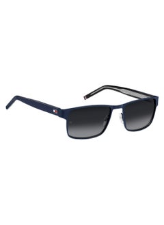 TOMMY HILFIGER Men's Uv Protection Rectangular Shape Acetate Sunglasses Th 1974/S Grey 41 - Lens Size: 40.6 Mm - Mtt Blue M  - Image 2