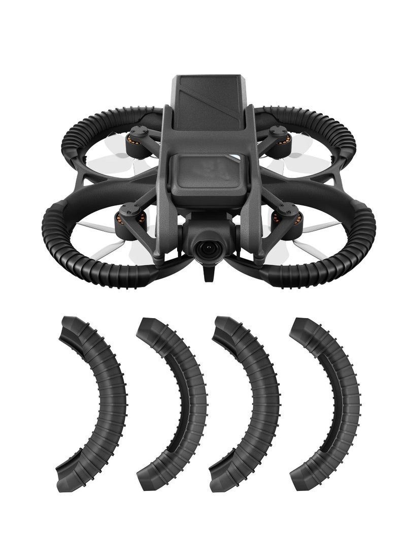 Excefore - واقي مراوح Avata، واقي مراوح Unity لملحقات طائرات DJI Avata بدون طيار (أسود) - Image 1