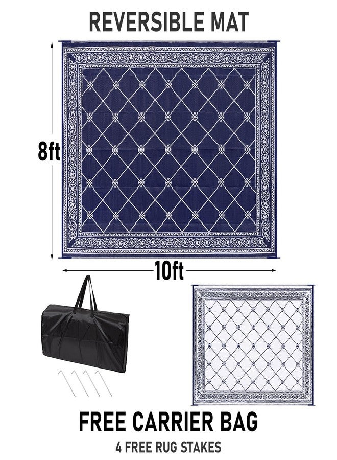 HiiARug Reversible Mat Plastic Outdoor Rugs for Patios Clearance Waterproof Plastic Straw Rug Large Area Rug for Outdoor, Porch, Patio, RV,Camping,5x7Ft, Grey - Image 5
