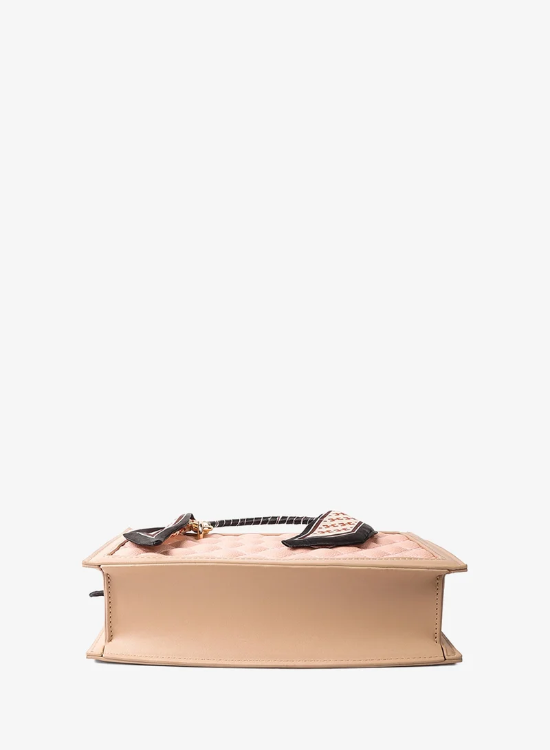 London Rag  Pink High Street Quilted Hand Bag for Women | Best Price UAE