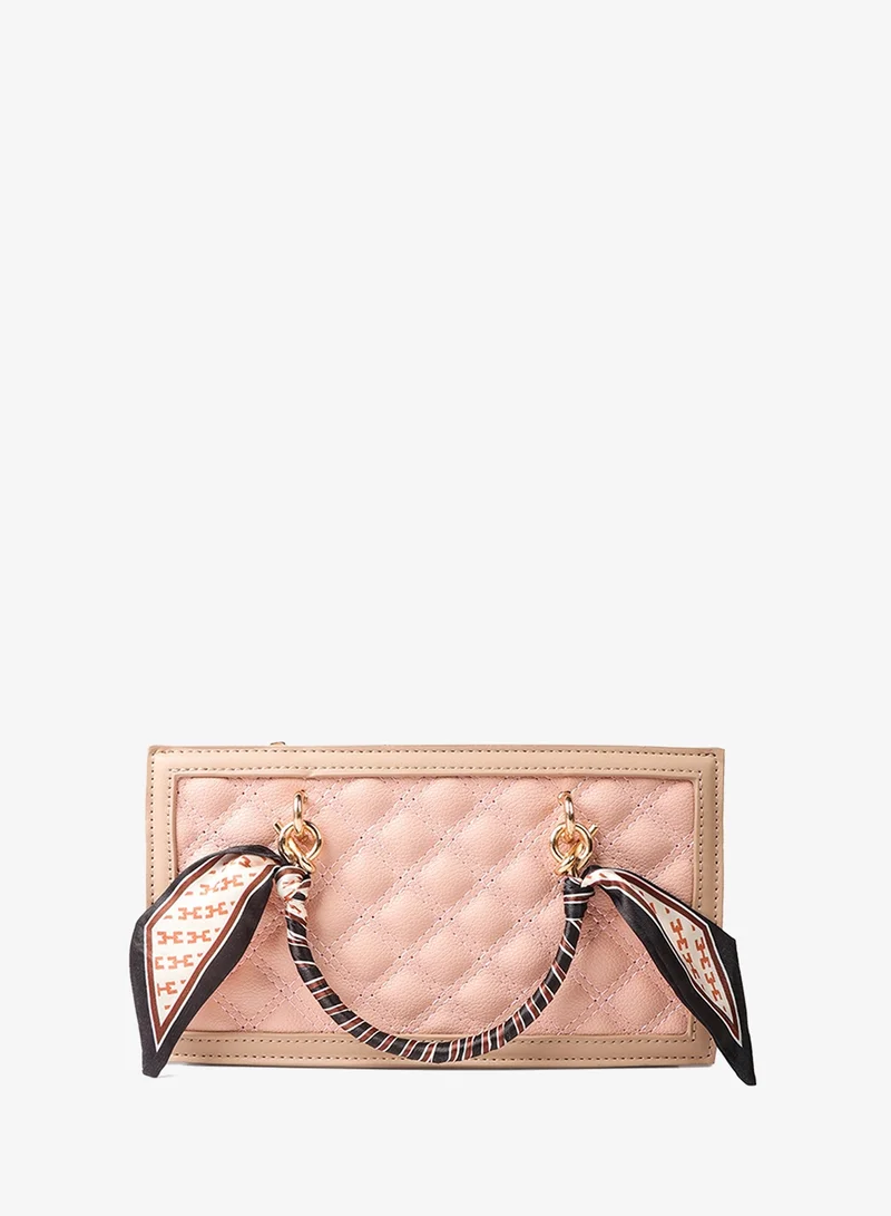 London Rag  Pink High Street Quilted Hand Bag for Women | Best Price UAE
