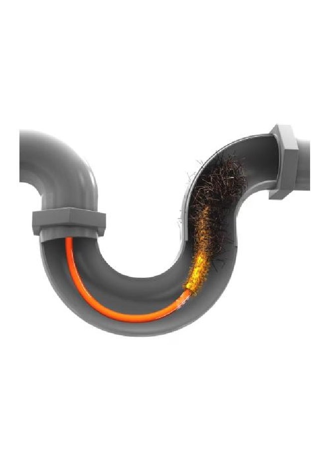 FlexiSnake The Drain Weasel Hair Clog Remover Tool Multicolour 53.21 x 10.8 x 2.29 cm DWPSK2B - Image 3