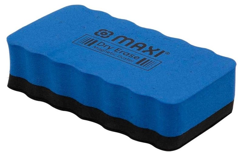 Maxi Small Magnetic White Board Eraser, Ideal for white boards. Erases quickly and cleanly. - Image 1