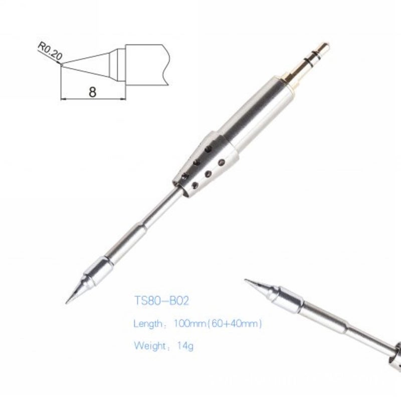 Miniware Digital Soldering Iron Bit Accessoty Internally Heated Type Welding Tips Easy Installation Replacement Heads 5 Types Optional - Image 2
