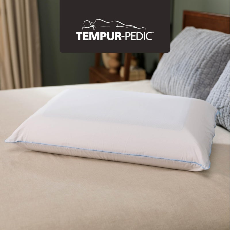 Tempur-Pedic TEMPUR-Cloud Dual Cooling Pillow, Queen, White - Image 2