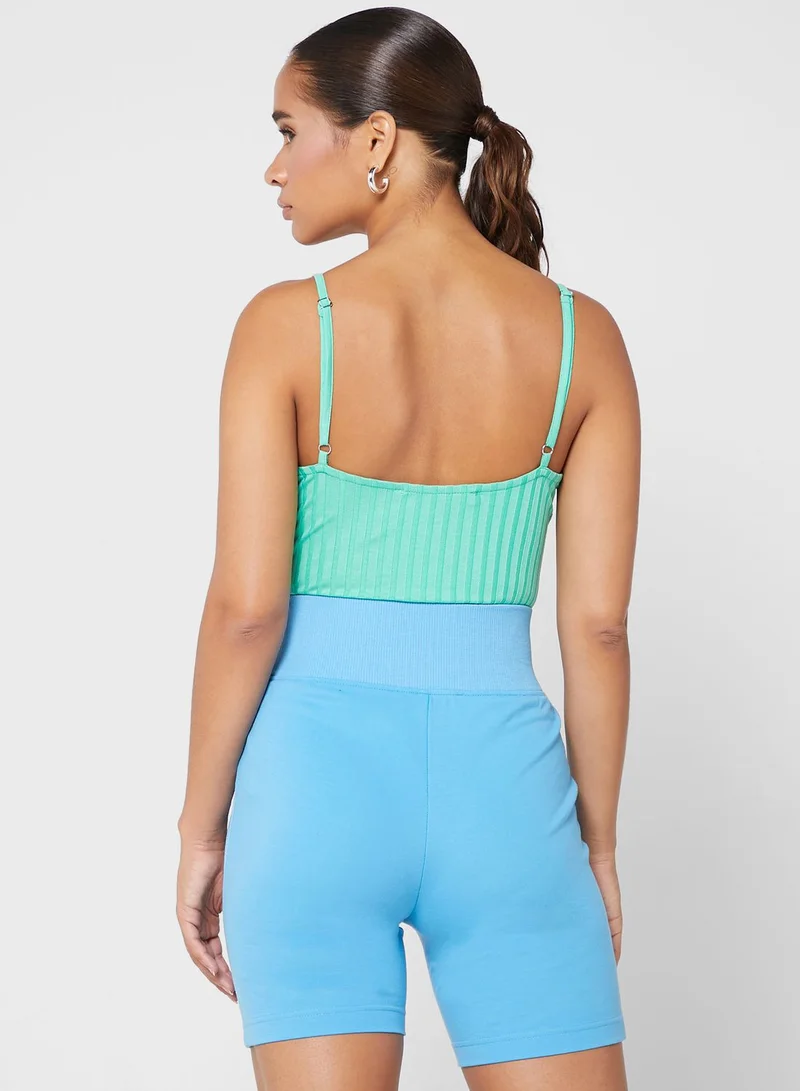 Calvin Klein Jeans Striped Knitted Bodysuit