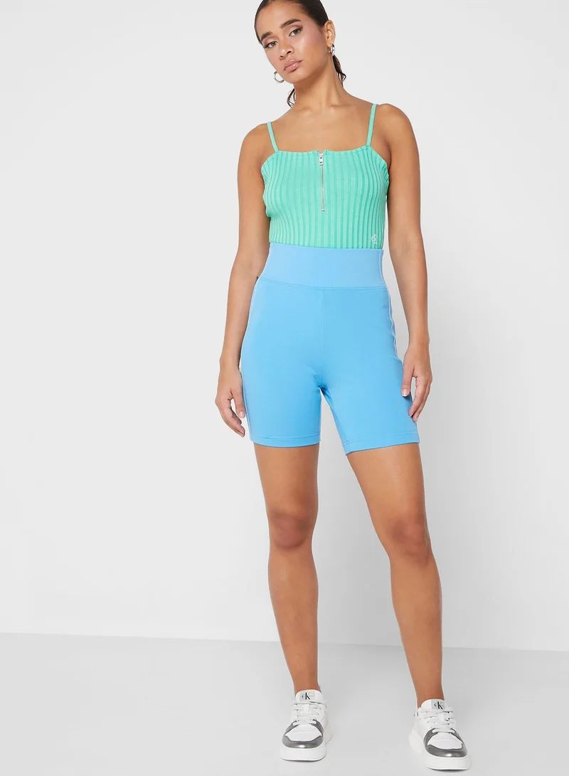 Calvin Klein Jeans Striped Knitted Bodysuit