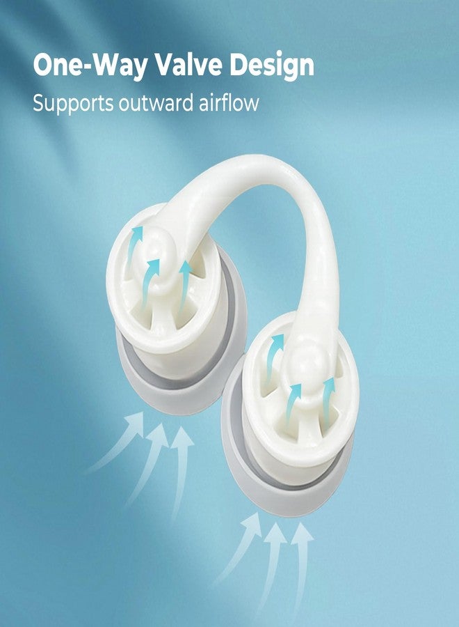 Xerceo Breathable Swimming Nose Plug for Teens & Adults with Smaller Nostrils, One-Way Valve for Swim Exhalation, 6 Sizes for Better Fit, Anti-Loss Strap, Silicone Storage Case - Image 3