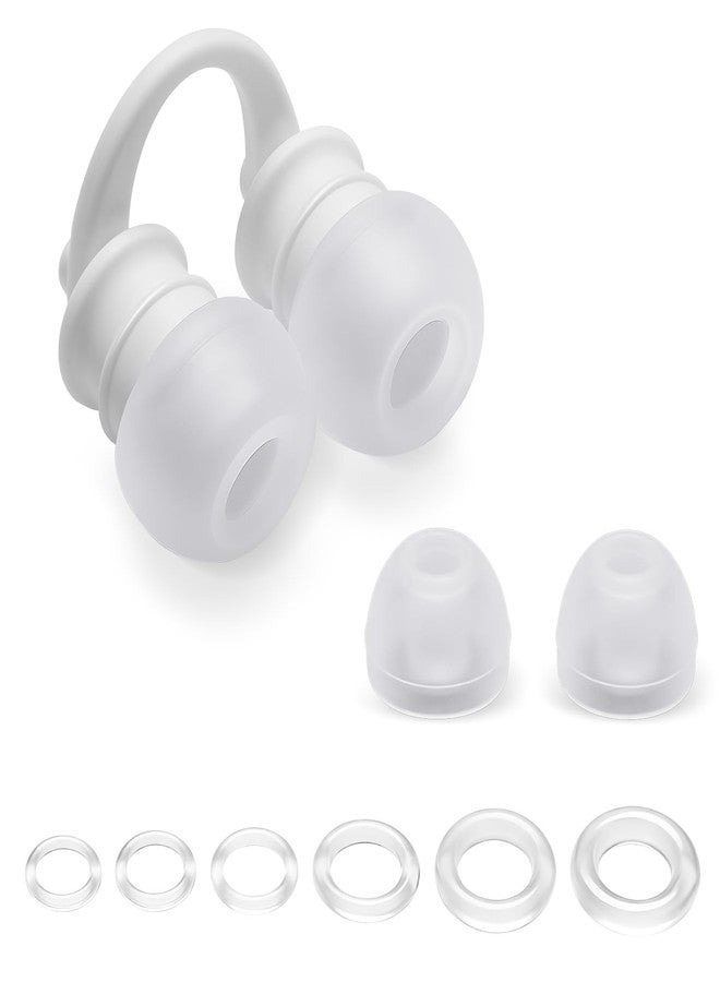 Xerceo Breathable Swimming Nose Plug for Teens & Adults with Smaller Nostrils, One-Way Valve for Swim Exhalation, 6 Sizes for Better Fit, Anti-Loss Strap, Silicone Storage Case - Image 1