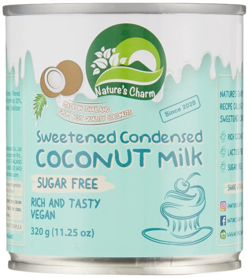 Nature's Charm Natures Charm Sweetened Condensed Coconut Milk Vegan Lactose Free  1125oz Pack of 6 Rich And Tasty Combo With KC Commerce Wodden Spoon - Image 3
