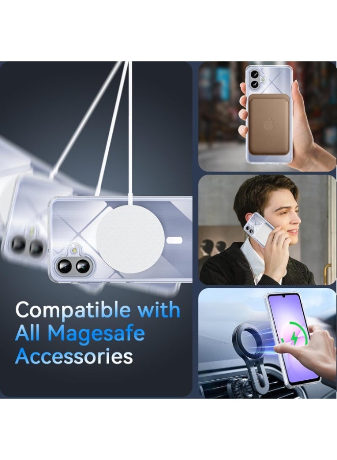 SanHu for Samsung Galaxy A07 Case, Anti-Yellowing and Anti-Scratch Mobile Phone Case Samsung Galaxy A07, Clear - Image 3