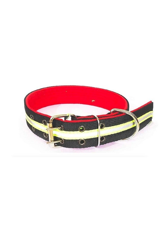 Durable Integrated Police Dog Nylon Patch Padded Collar For Maxi And Large Dogs (20-26 Inch) - Image 4