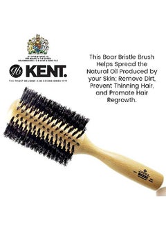 KENT Lbr3 Finest Hair Brushes For Women Blow Dry Brush Made Of Beechwood Spiral Radial Boar Bristle Hairbrush For Long And Thick Hair Royal Salon Style Straightening Pure Wood Brush From  - Image 4