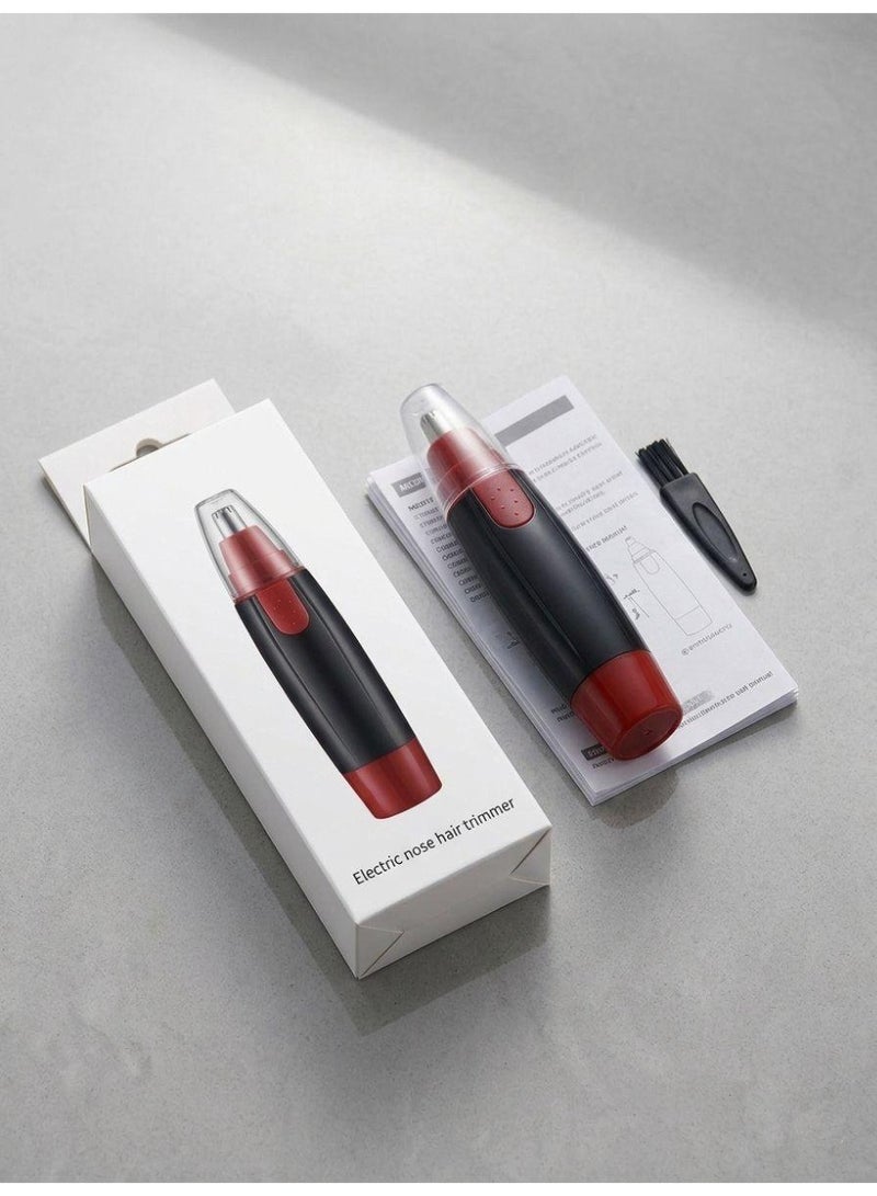 Exotic Electric Nose Hair Trimmer with Washable Head, AA Battery Powered - Image 2