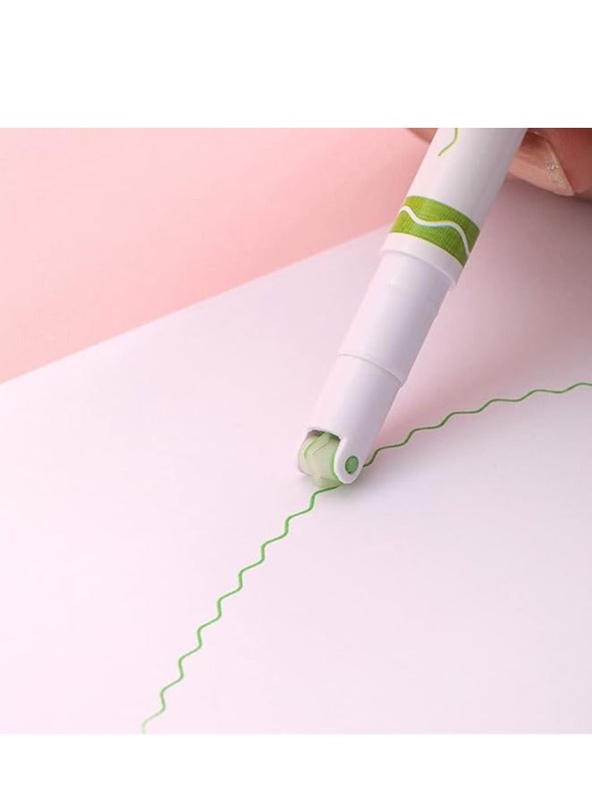 Set Of 6 Pens With Different Designs To Decorate Texts And Notes - Image 3