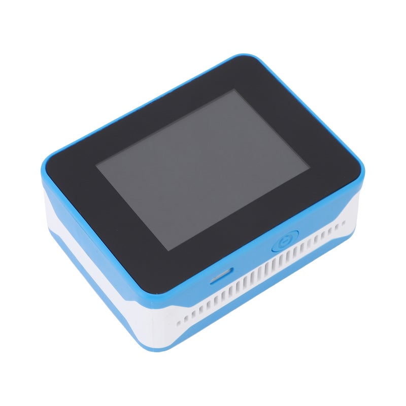 Air Quality Monitor 10IN1 Indoor Temperature and Humidity Detector Multi-function Tester Sensor Technology CO2/ CO/ TVOC/ HCHO Support APP Operate 2.8inch TFT Color Display Blue White - Image 2