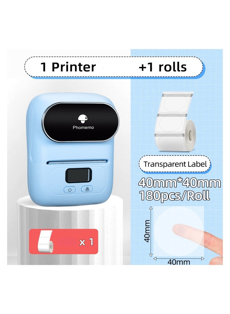 فوميمو Phomemo-M110 آلة صنع الملصقات الحرارية الصغيرة المحمولة بتقنية البلوتوث للأعمال التجارية وتجار التجزئة أو المنظمين المتوافقة مع نظام Android - Image 2