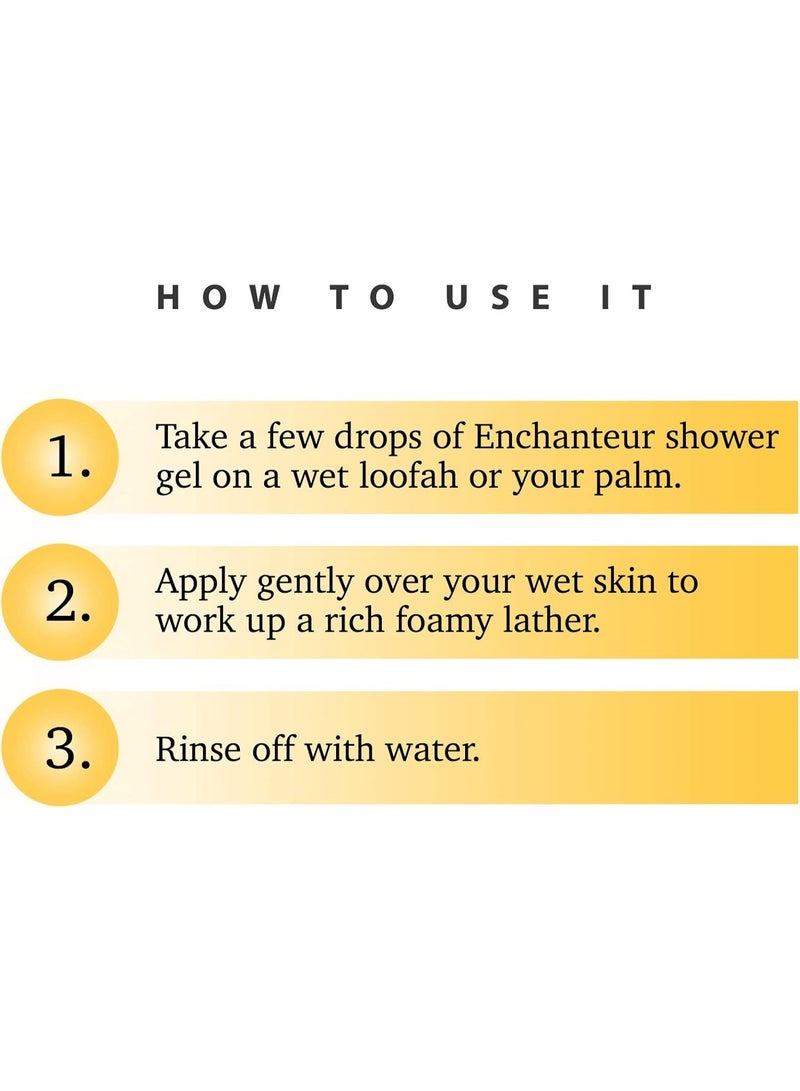 Enchanteur Perfumed Shower Gel Charming 550 ML  - Image 4