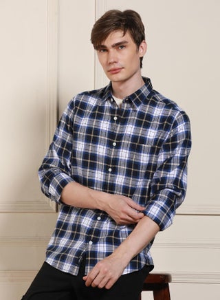 Regular Fit Blue Cotton Shirt – Classic and Comfortable - pzsku/Z197E8FF07F2C768F83EFZ/45/_/1726497099/a2f4cba0-ada0-4ec2-b3e8-31436f7c4007