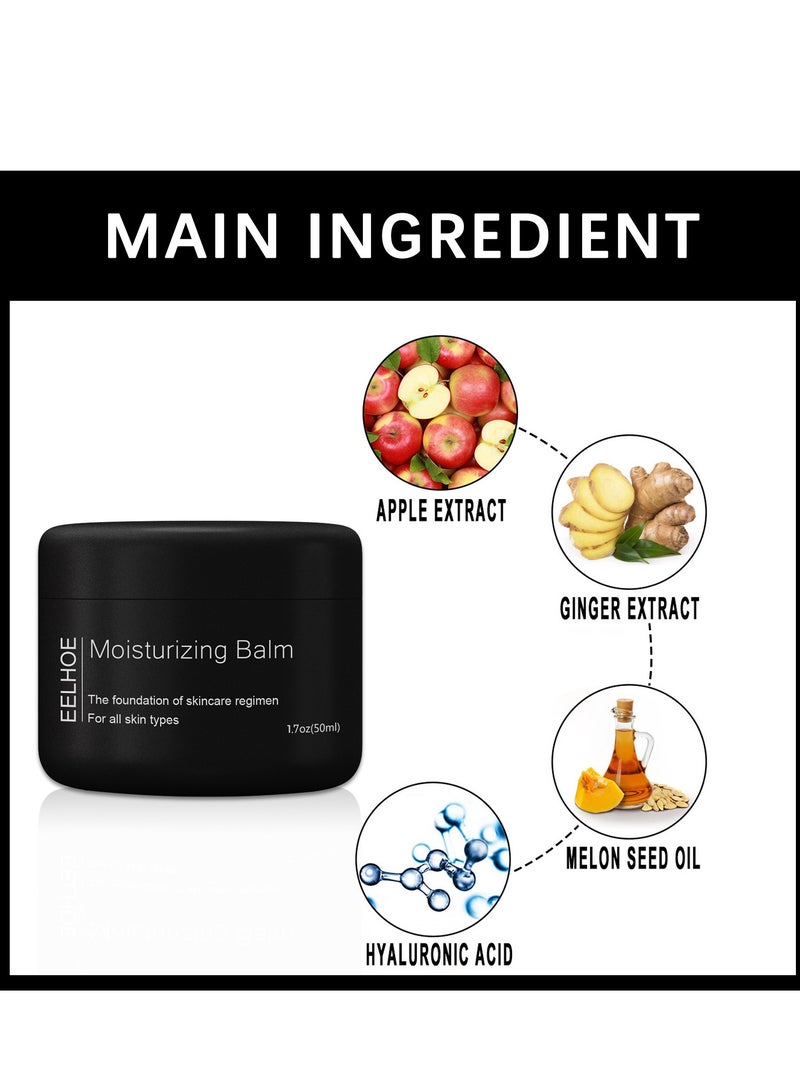 EELHOE Men's moisturizing facial essence,  shrinks pores, effect of reducing skin sagging, suitable for all skin types 50ML revitalizing moisturizing cream hydrating and moisturizing men's face cream - Image 5