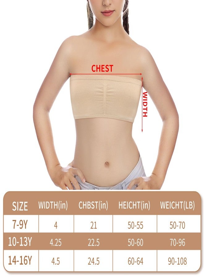iMucci Girl Dance Bra, Beige, 7-9 Years - Image 5