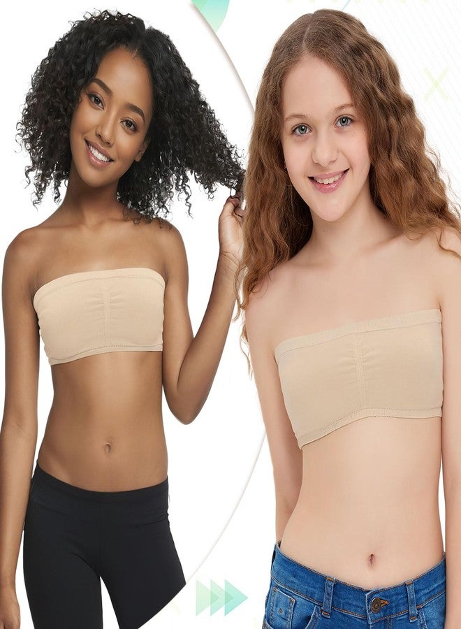 iMucci Girl Dance Bra, Beige, 7-9 Years - Image 4