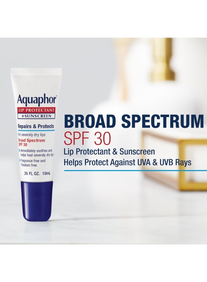 Aquaphor Lip Protectant + Sunscreen SPF 30 (10ml) - Image 4