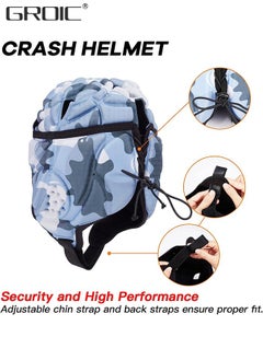 GROIC Rugby Headguards, Soft Football Helmet Football Rugby Goalkeeper Helmet Scrum Cap Soft Shell Helmet Soccer Headgear Head Protection Special Needs Protection for Youth  - Image 4
