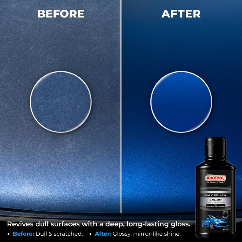 Waxpol سائل تلميع واكس بول للتشطيب المعرض (مع عامل تنظيف فائق) 100 مل (ASF-810) - Image 5