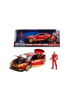 JADA Marvel Ironman 2016 Chevy Camaro Ss 1:24  - Image 1