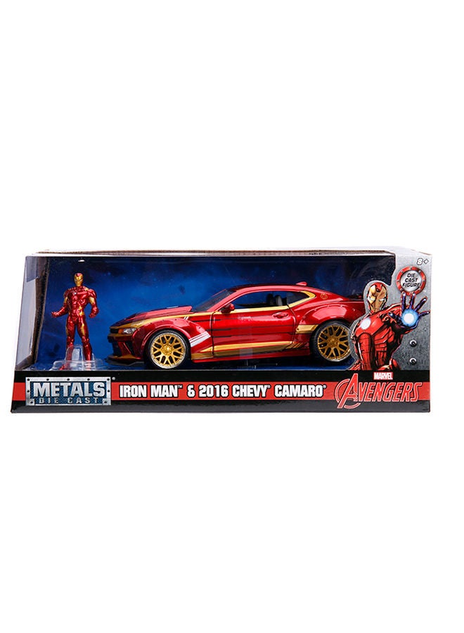 JADA مارفل آيرون مان 2016 شيفروليه كامارو إس إس 1:24 - Image 2