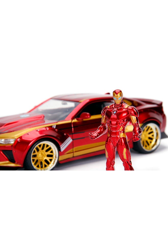 JADA مارفل آيرون مان 2016 شيفروليه كامارو إس إس 1:24 - Image 4