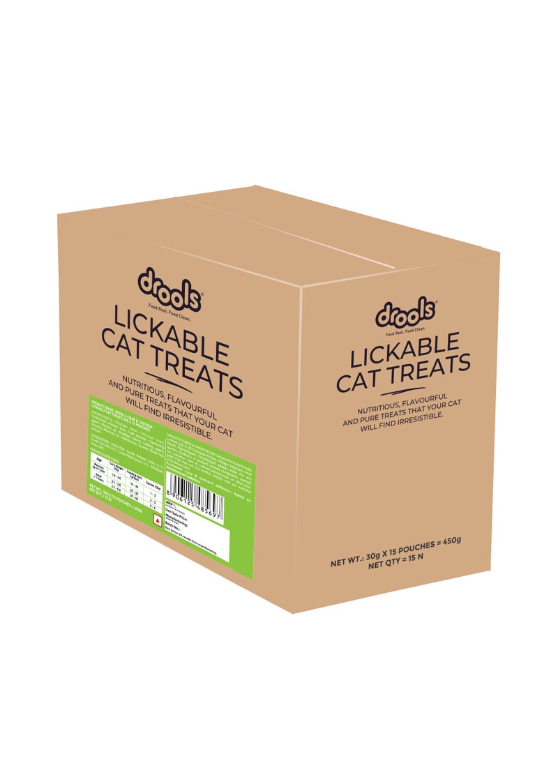 Drools علاج قطط كريمي قابل للّعق بنكهة السلمون والسكبجاك - Image 5