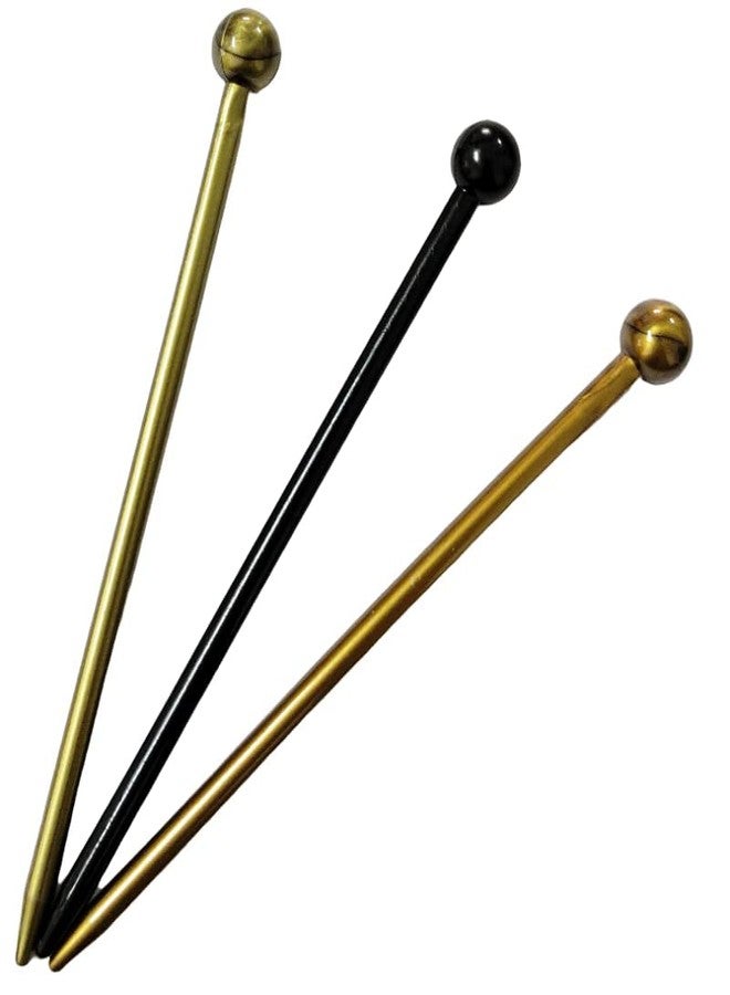 Talora Wooden Hair Juda Sticks Bun Hair Sticks for Women and Girls Hair Clips Hair Pins Hair Accessories Multicolor (Pack of 1) - Image 1