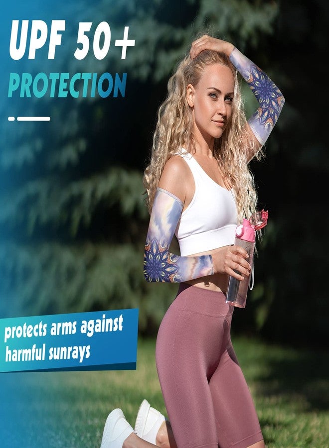 Tisancy 12 PCS Arm Sleeves for Women Men Youth Cooling Arm Sleeves Cooling Sports Sleeve, Multicolored, One size - Image 2