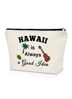 Hawaii Gifts Makeup Bag Beach Gifts For Women Friends Bachelorette Party Gift Ideas Hawaii Travel Gifts For Sister Summer Trip Essentials For Women Hawaii Themed Birthday Gifts Christmas Gifts