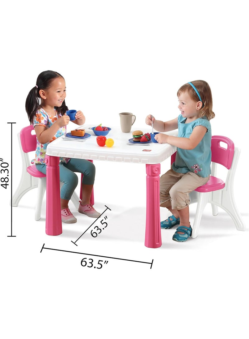 ستيب2 طاولة وكراسي بلاستيكية لتناول الطعام للاطفال - Image 2