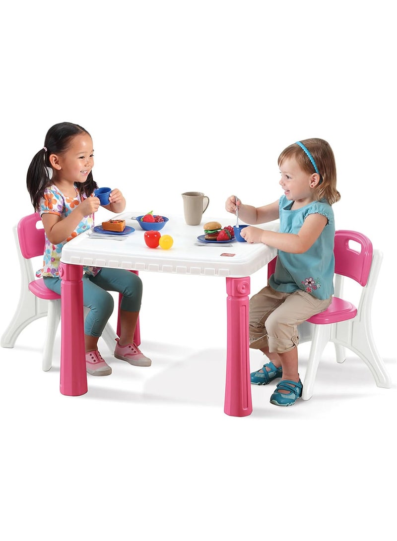 ستيب2 طاولة وكراسي بلاستيكية لتناول الطعام للاطفال - Image 1