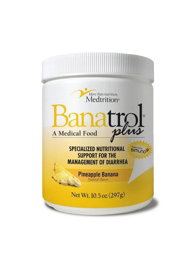 Medtrition Banatrol Natural Anti-Diarrheal with Prebiotics, Relief for IBS and Recurring Diarrhea, Clinically Supported Food, Non-Constipating, 28 Servings (Pineapple) - Image 1