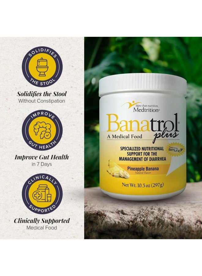 Medtrition Banatrol Natural Anti-Diarrheal with Prebiotics, Relief for IBS and Recurring Diarrhea, Clinically Supported Food, Non-Constipating, 28 Servings (Pineapple) - Image 3