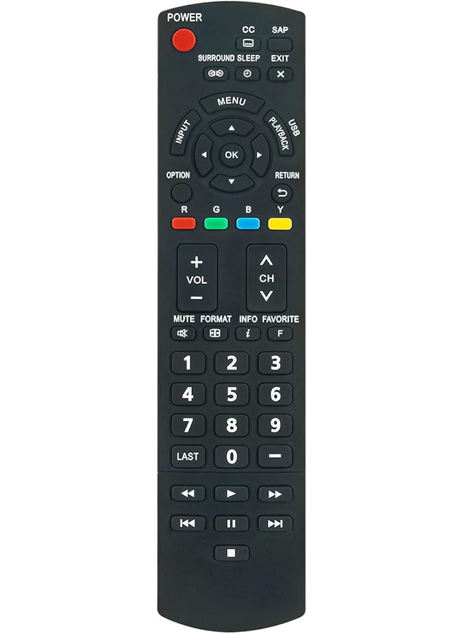 ELTRAZONE N2QAYB000806 Replacement Remote Control Compatible with Panasonic TVs Including TCL50EM5 Model – Universal Infrared Remote with Easy Setup, Durable Build, Ergonomic Design for Reliable TV Control and Seamless Navigation - Image 1