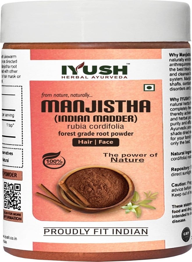 IYUSH Herbal Ayurveda Manjistha Powder - 100gm - Image 1