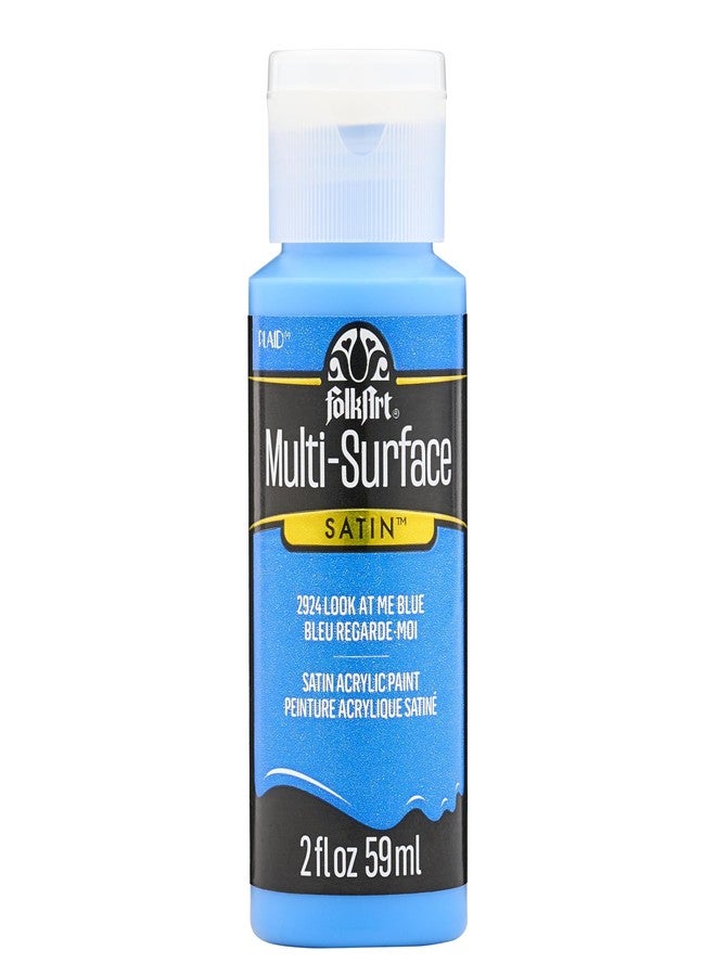 FolkArt Multi-Surface Paint in Assorted Colors (2 oz), 2924, Look At Me Blue - Image 1