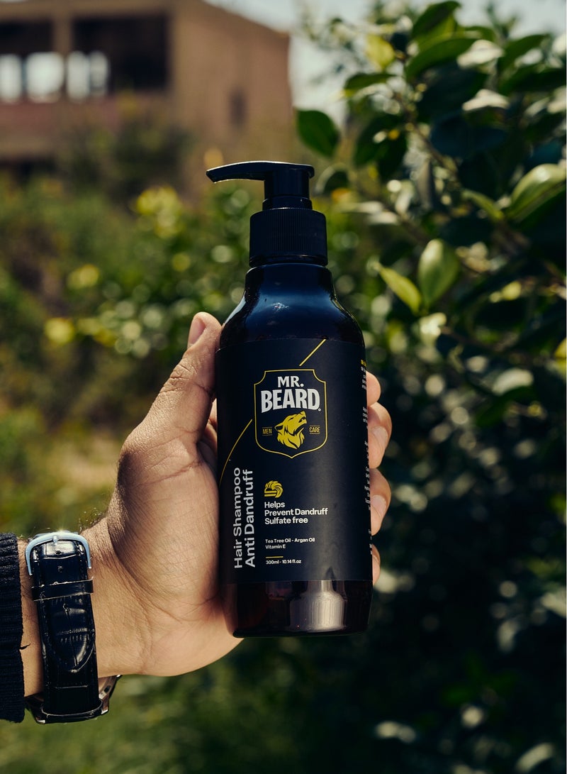Mr.Beard Hair Shampoo Anti Dandruff - 300ml - Image 2