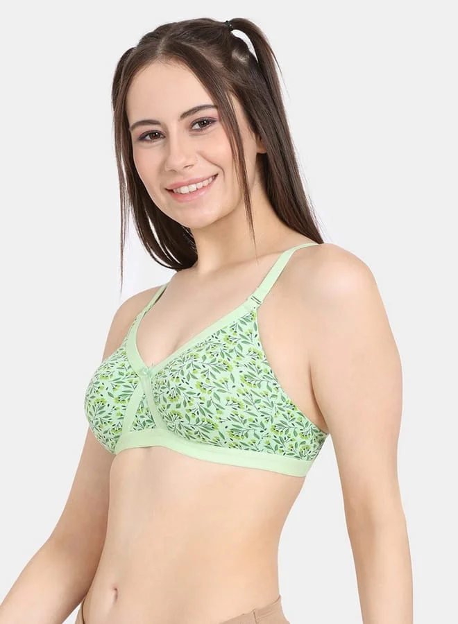 zivame Zivame Floral Print Bra with Adjustable Shoulder Straps