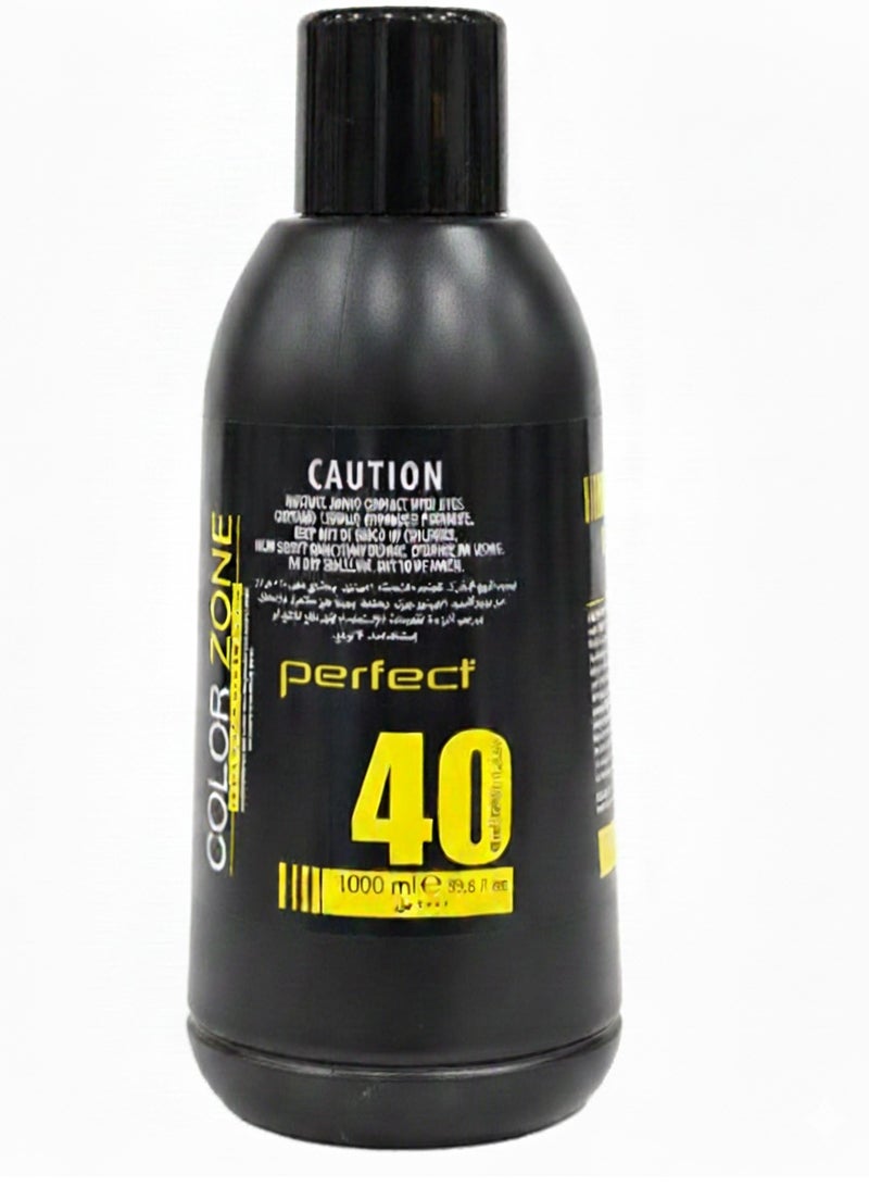 برفكت مُطوّر كريم بيرفكت كوزمتكس كولور زون 40 فول (12%) – 1000 مل، جودة احترافية للاستخدام في الصالونات - Image 1