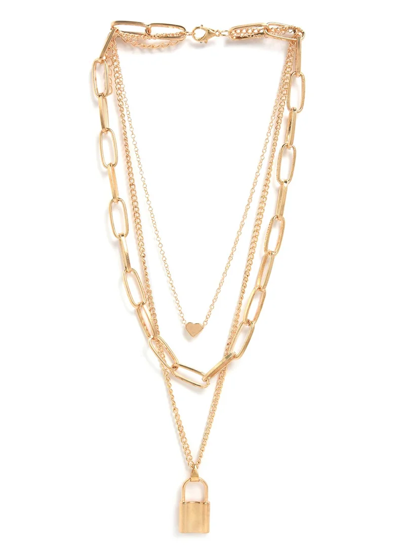 SOHI Contemporary Chain Necklace