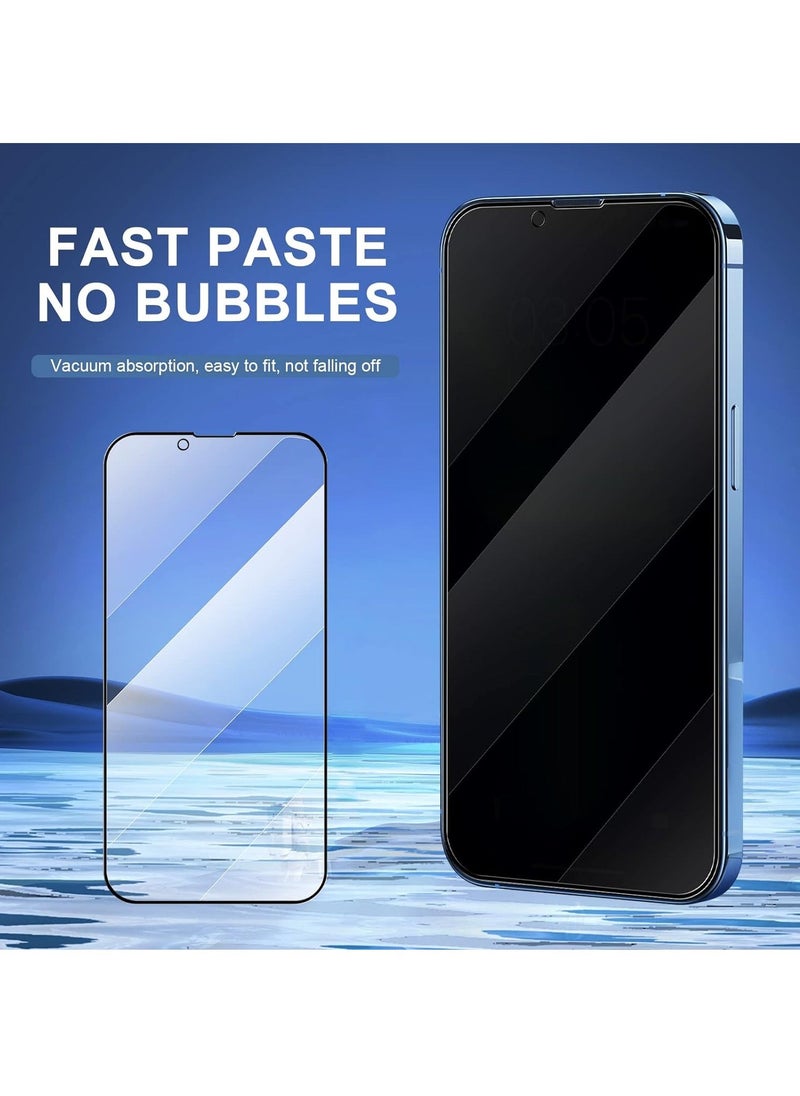 Raxoom Privacy Screen Protector Compatible for iPhone 13 Pro Max Anti-Scratch Bubble Free Tempered Glass Anti Spy Protector Film Lens Screen Protector - Image 4